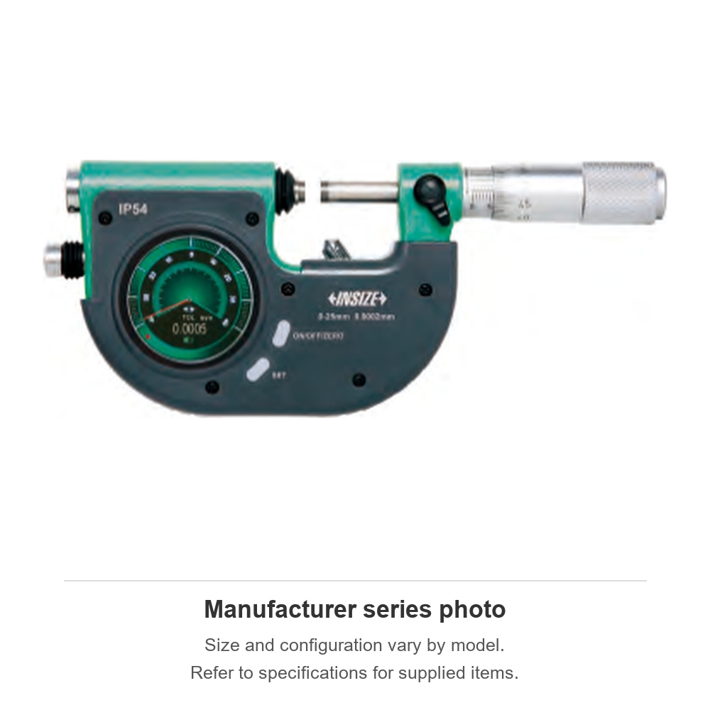 INSIZE Digital Indicating Micrometers (Without Data Output), 3508-25B