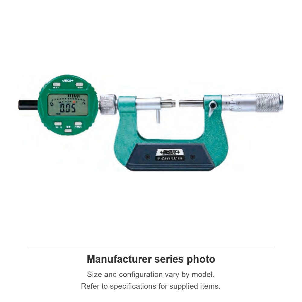 INSIZE Micrometers With Dial Indicator, 3331-50A