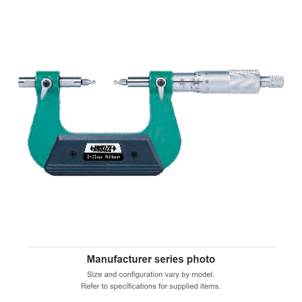 INSIZE Gear Tooth Micrometers, 75-100mm, 3291-100
