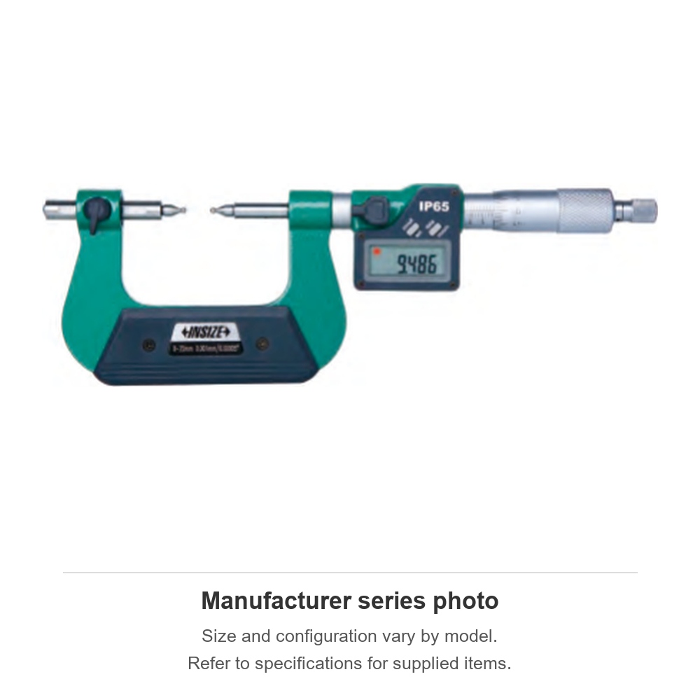 INSIZE Digital Gear Tooth Micrometers, 50-75mm/2-3", 3591-75A