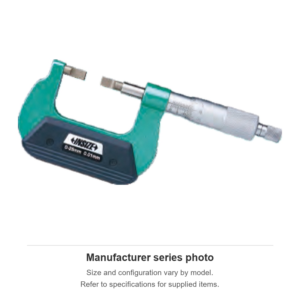 INSIZE Blade Micrometers, 25-50mm, 3232-50A