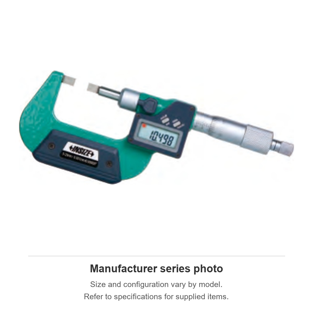 INSIZE Digital Blade Micrometers, 0-25mm/0-1", 3532-25A