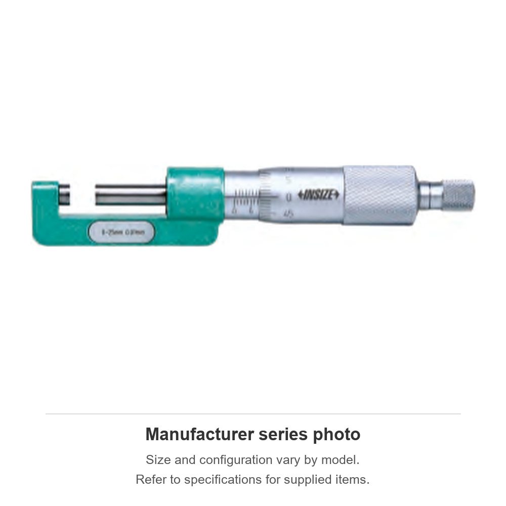 INSIZE Hub Micrometers, 25-50mm, 3292-50