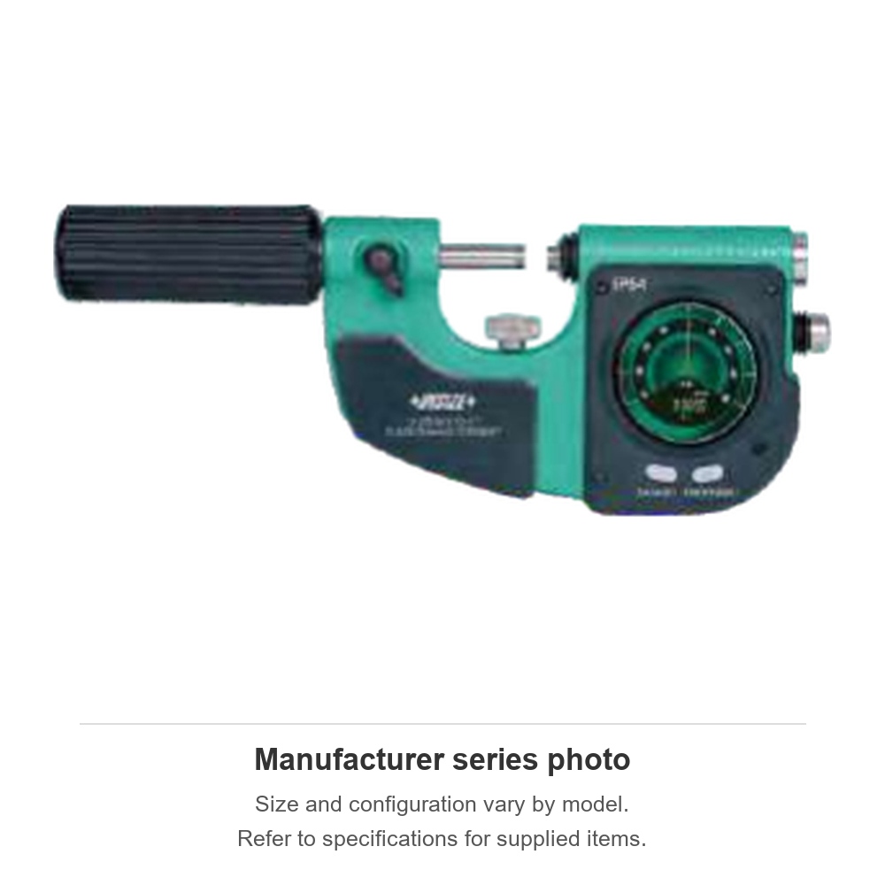 INSIZE Digital Indicating Snap Gauges, 0-25mm/0-1", 3509-25