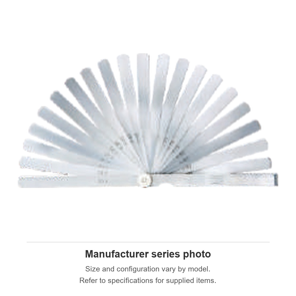 INSIZE Long Feeler Gauges, 0.05-1.00mm, 4605-13
