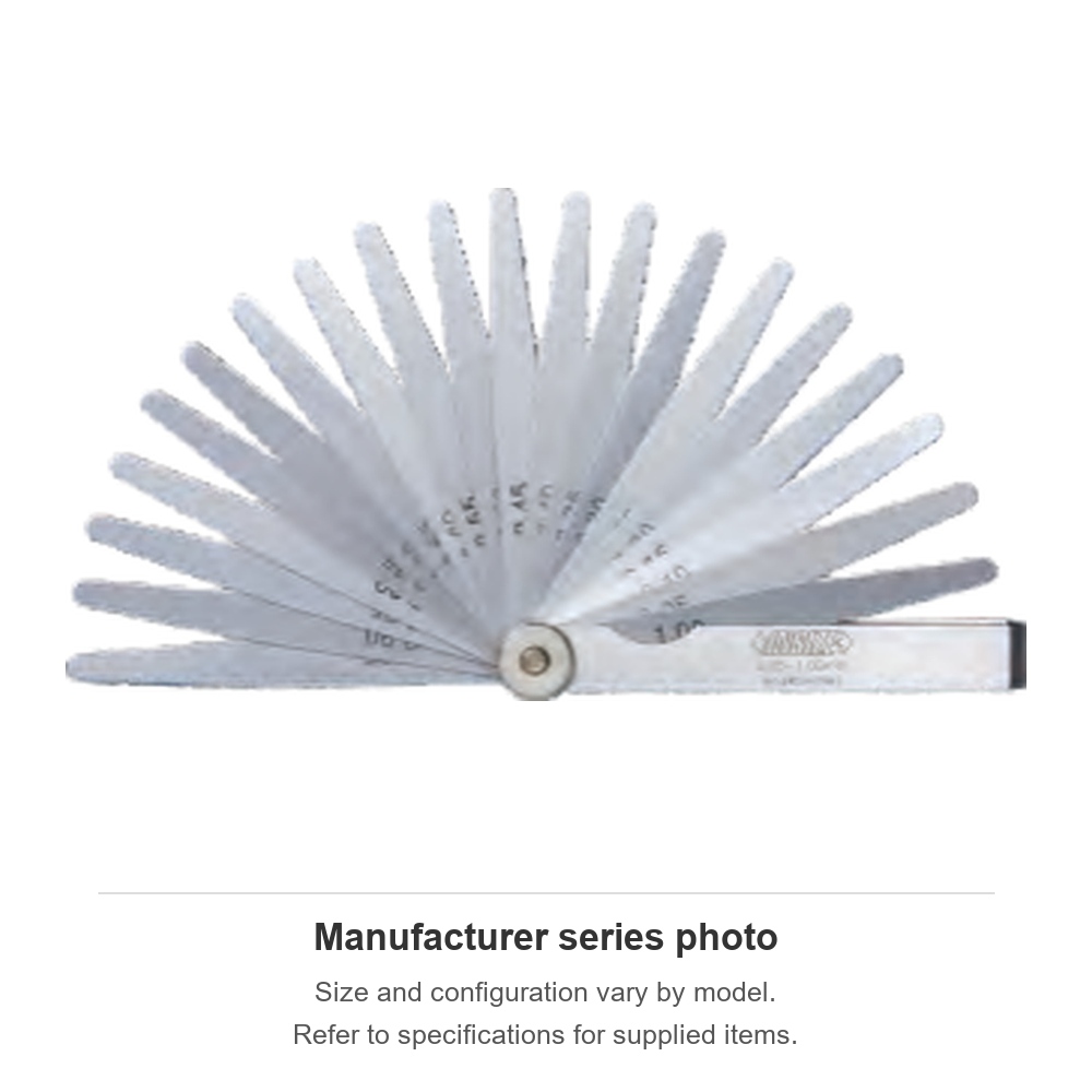 INSIZE Feeler Gauges, 0.05-2.00mm, 4602-15