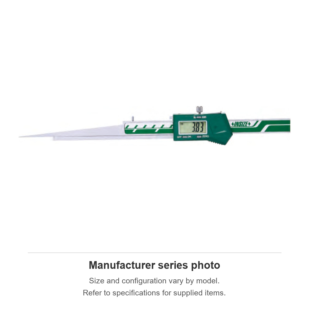 INSIZE Digital Taper Slot Gauges, 0.2-10mm/0.01-0.39", 1160-10