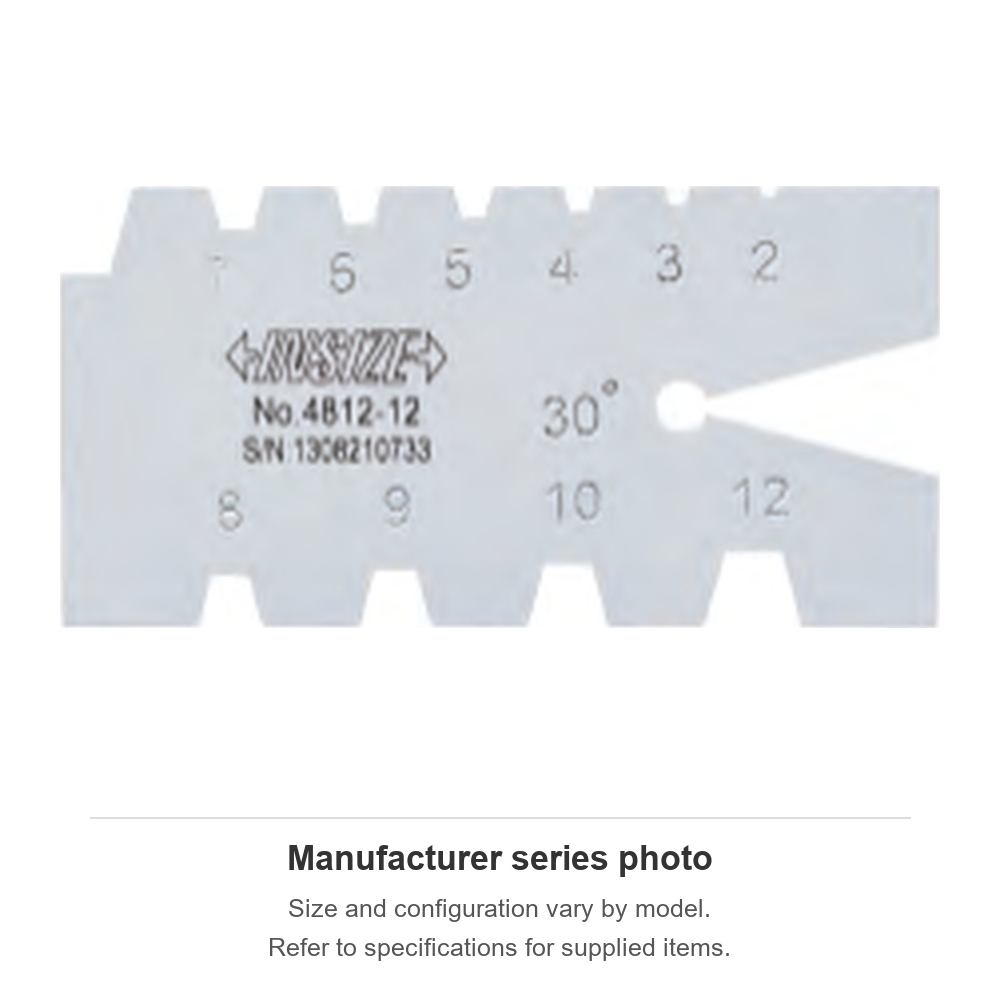 INSIZE Thread Gauges, 1-10TPI, 4812-E