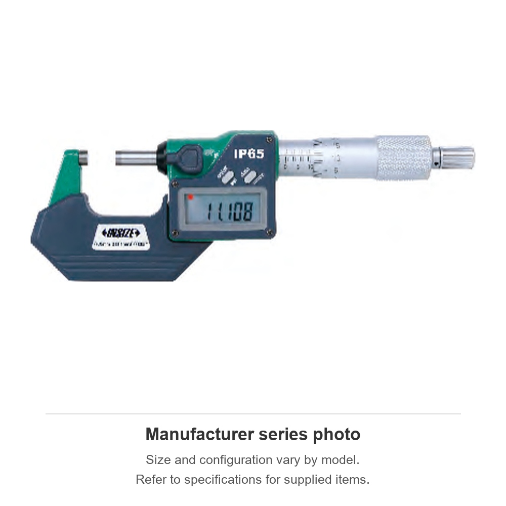 INSIZE Waterproof Digital Outside Micrometers (With Data Output), 275-300mm/11-12", 3101-300A