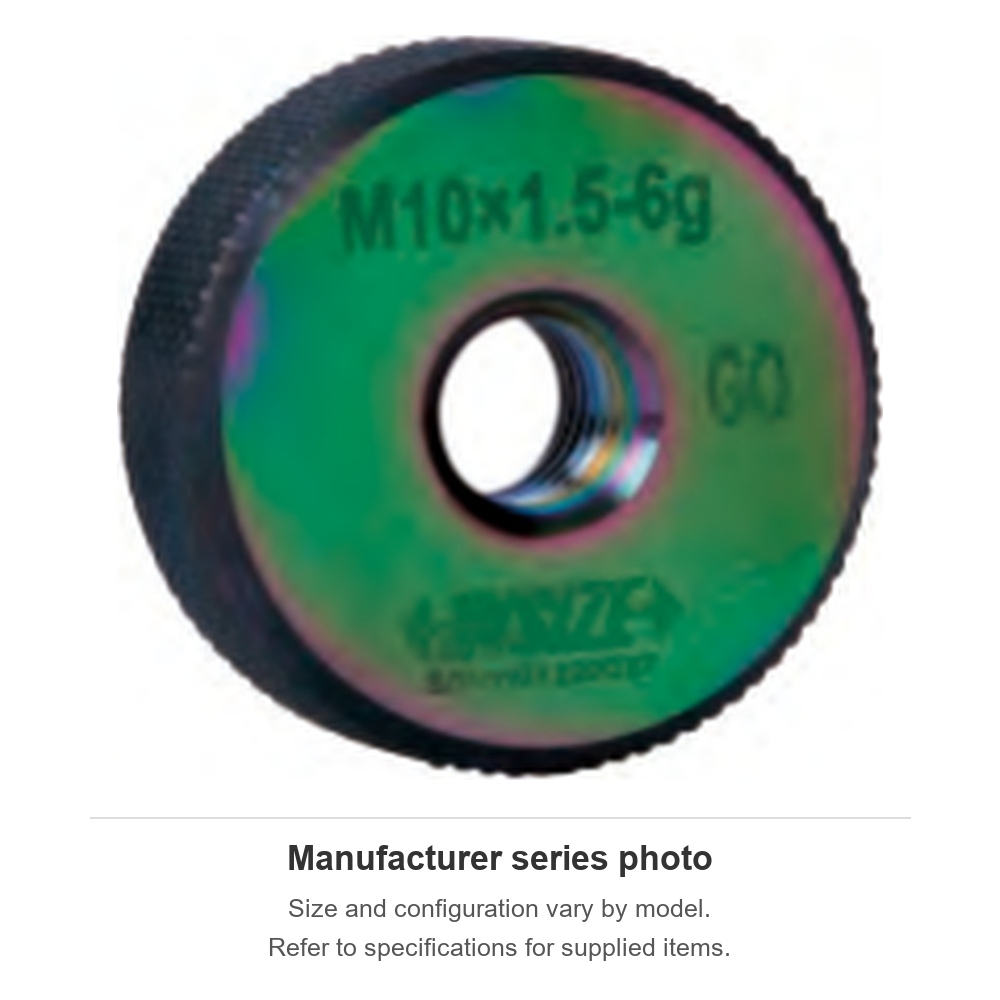 INSIZE Dlc Coated American Standard Thread Ring Gauge, 4121-2A1-DLC