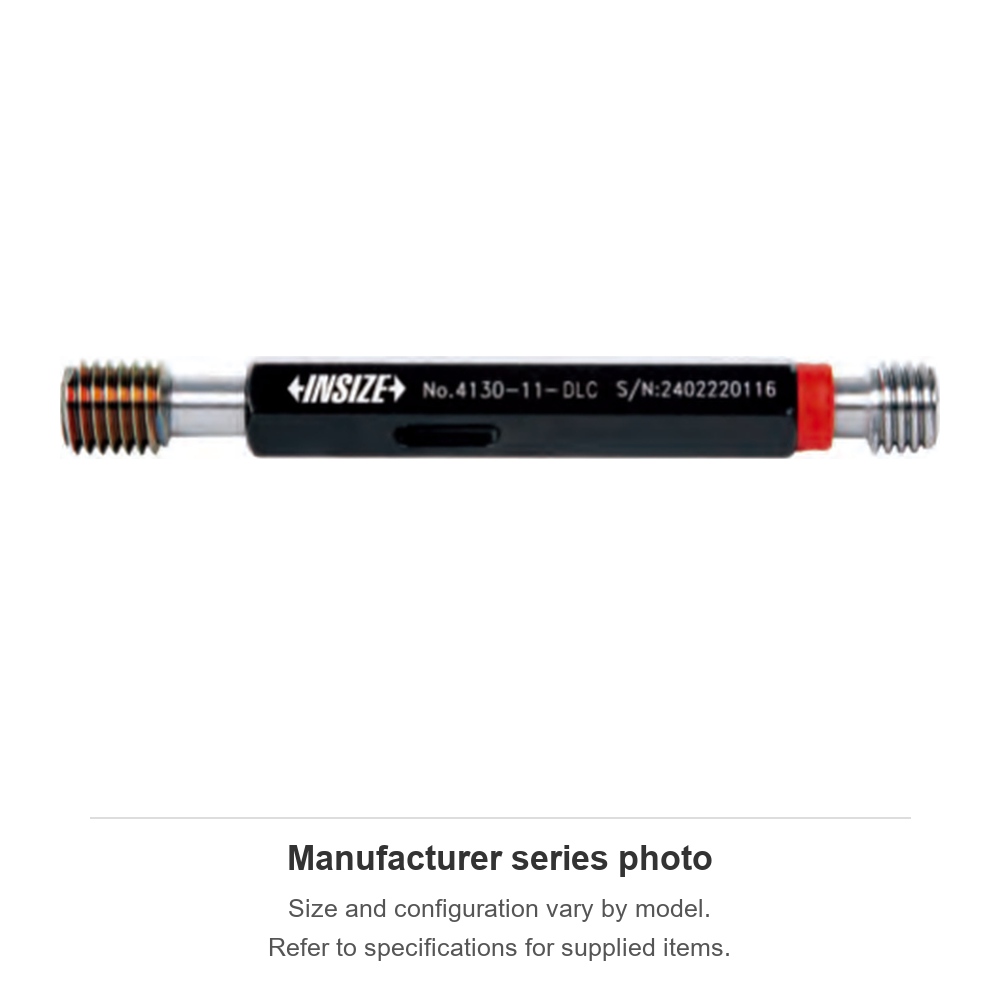 INSIZE Dlc Coated Metric Fine Thread Plug Gauge, 4139-5G-DLC