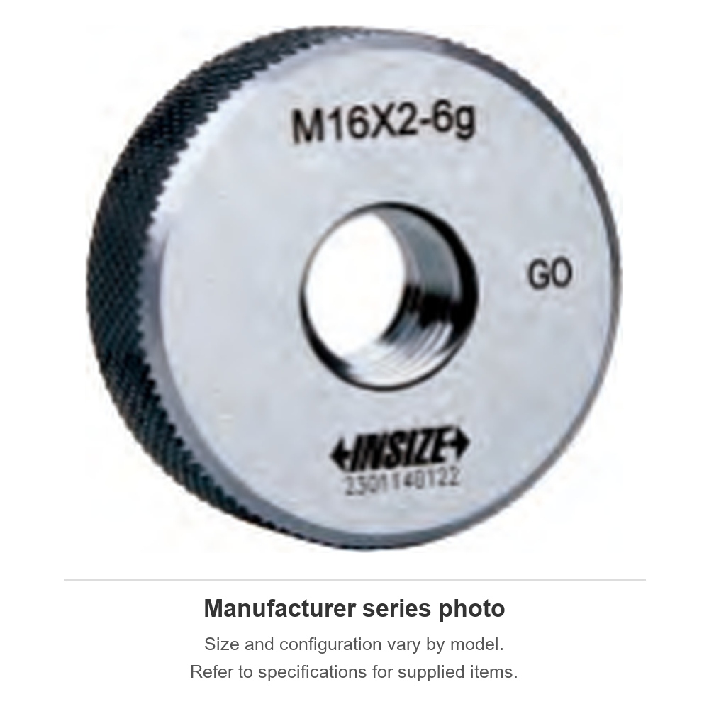 INSIZE Metric Thread Ring Gauge Set, 4120-S7