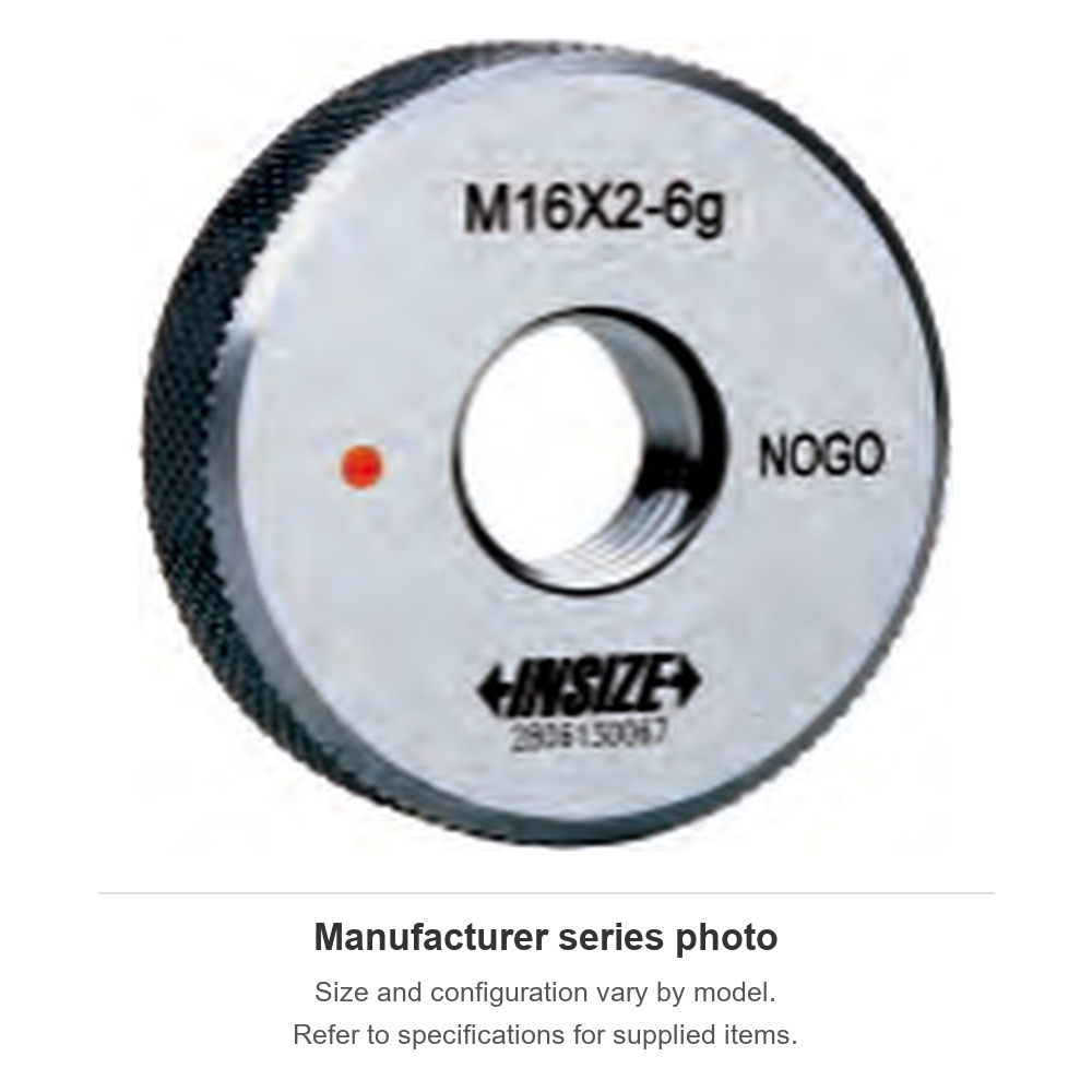 INSIZE Metric Thread Ring Gauge Set, 4120-S7N