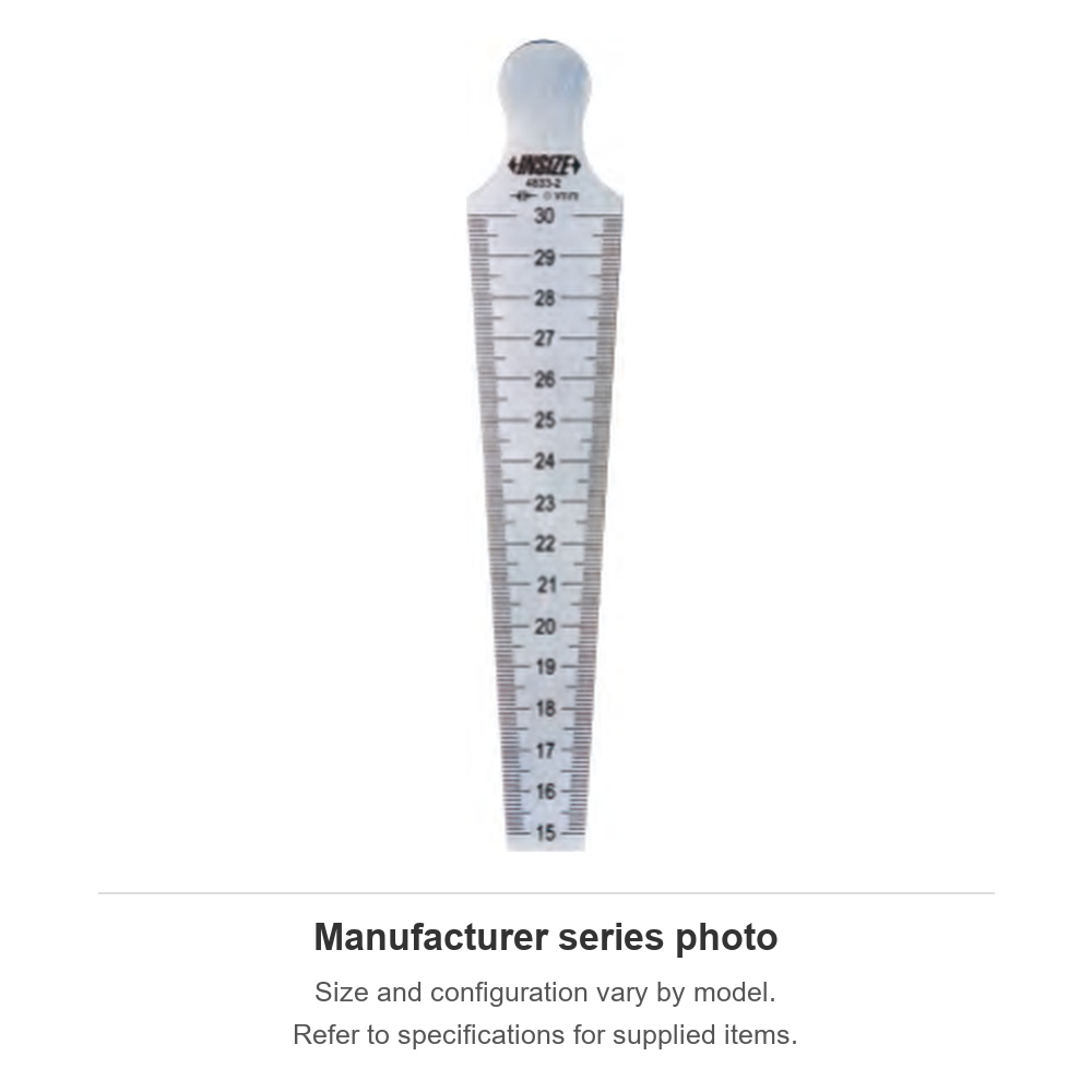 INSIZE Taper Gauges, 15-30mm, 4833-2