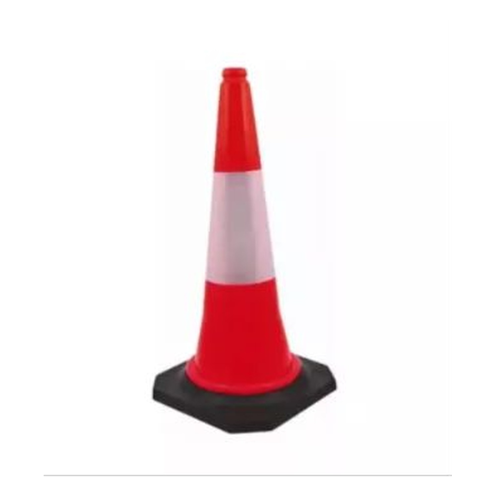 BELLSTONE PVC Traffic Safety Cones (Pack of 2)