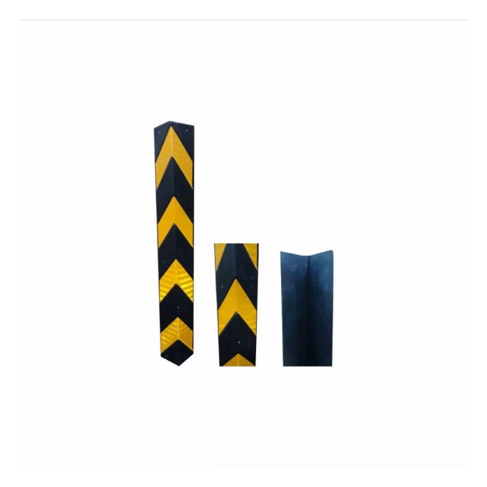 Signxpress India SI-RCGL-022 Rubber Corner Guard (800mm) (Black & Yellow)