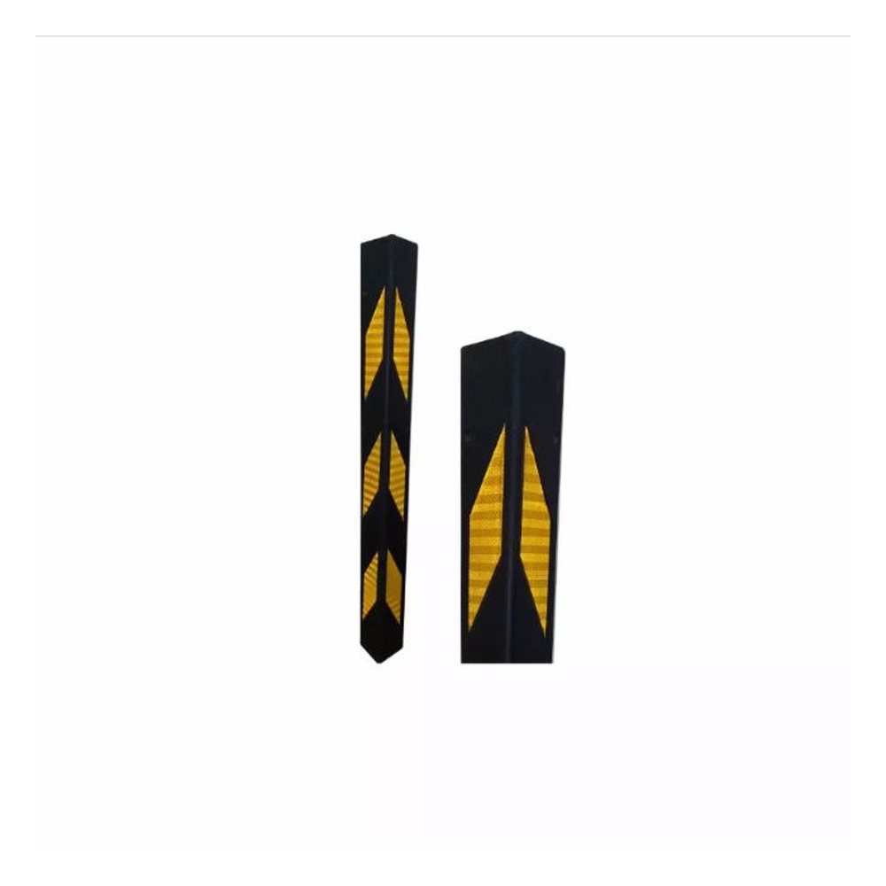 Signxpress India SI-RCGL-021 Rubber Corner Guard (1000mm) (Black & Yellow)
