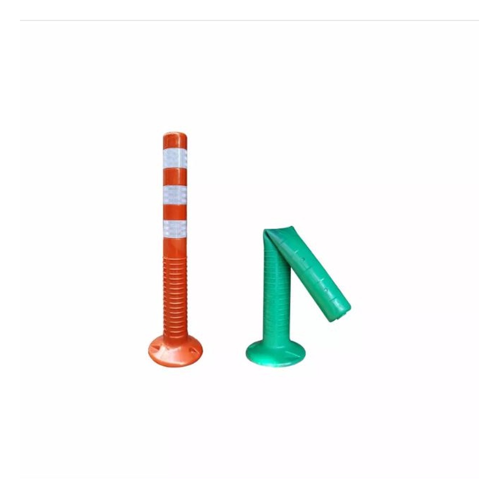 Signxpress India SI-SP-PU Spring Post PU with 3 Nails Per Pcs (White & Orange)