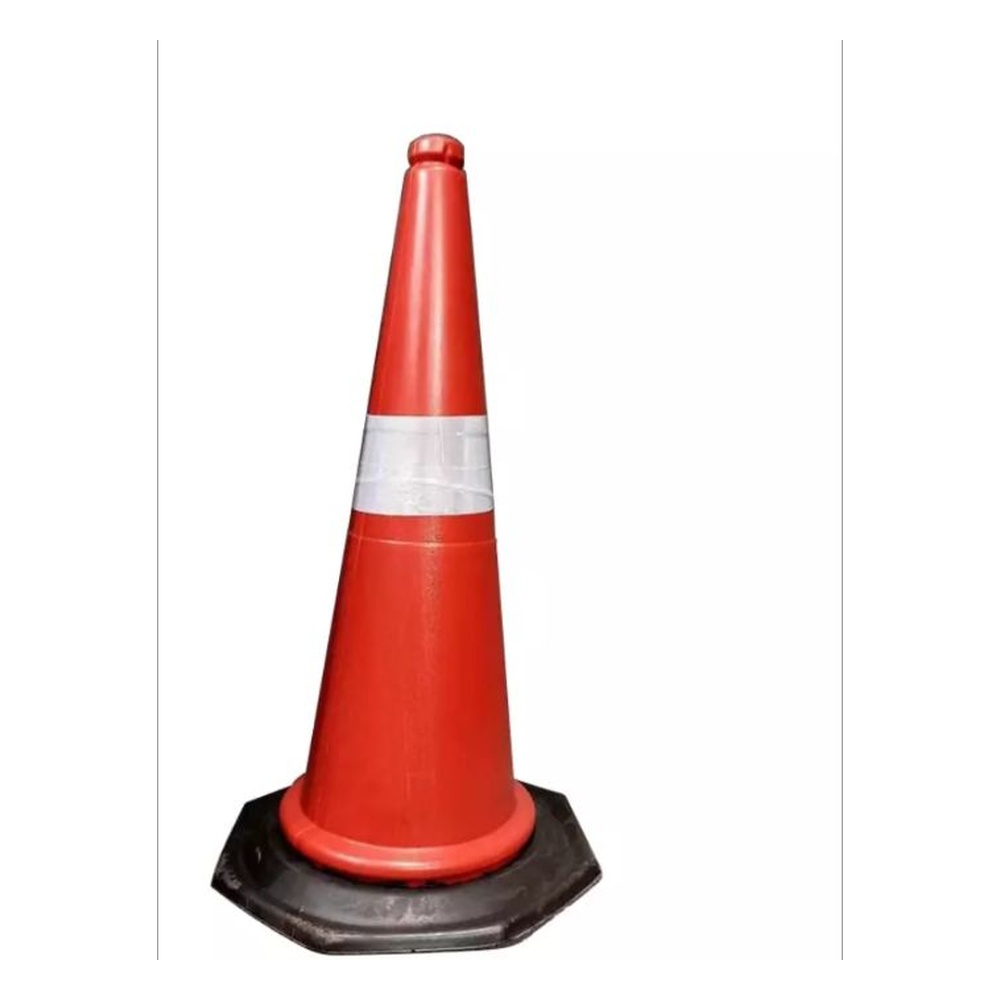 Stylera 750 mm Road Traffic Safety Cone with Reflective Strips Collar (Universal Size) 1.9 kg