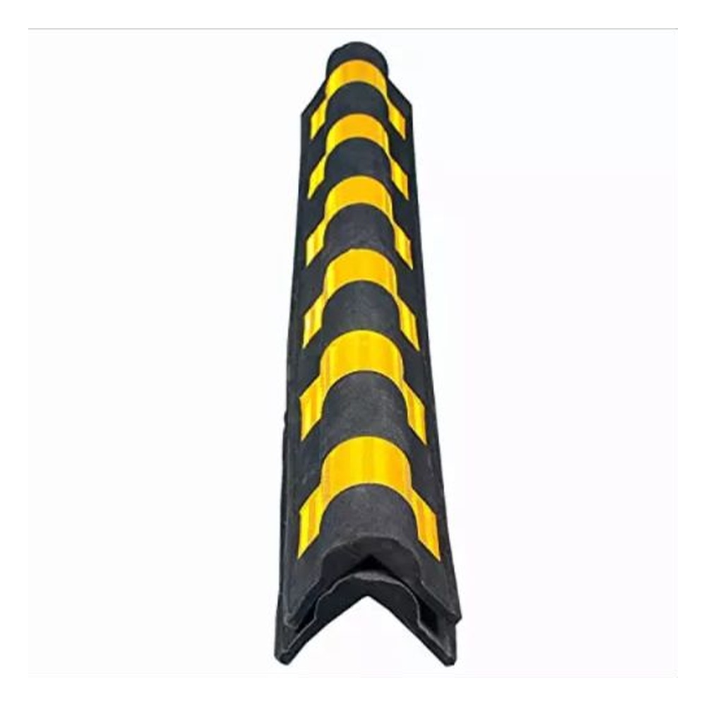Ladwa Parking Pillar Guard Length 1000 mm with Yellow Reflective Tape LPGB1000 - P2 (Pack of 2 Pcs)