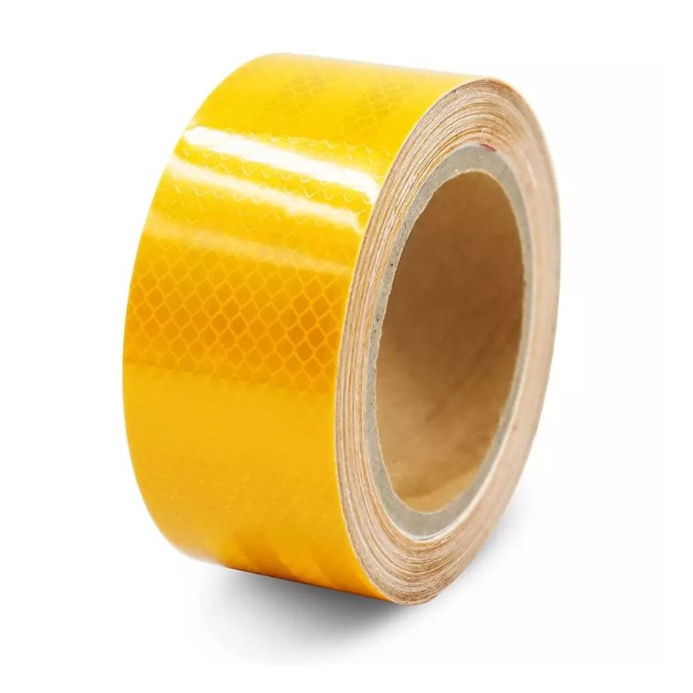 Darit 5m x 5 cm PVC Waterproof Reflective Tape for Car Truck Motorcycle, Boat, Bike Yellow