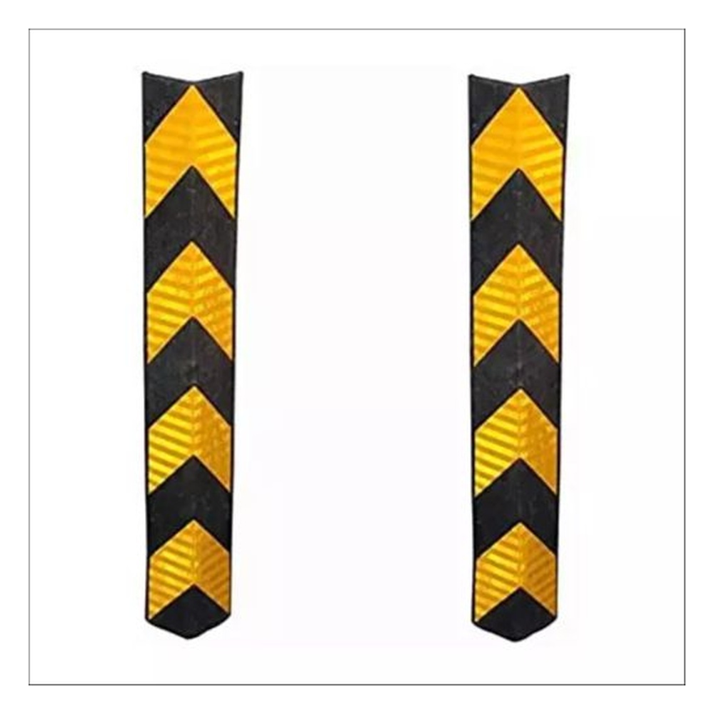DOSSVICK Rubber Pillar Guard Black/Yellow 16kg