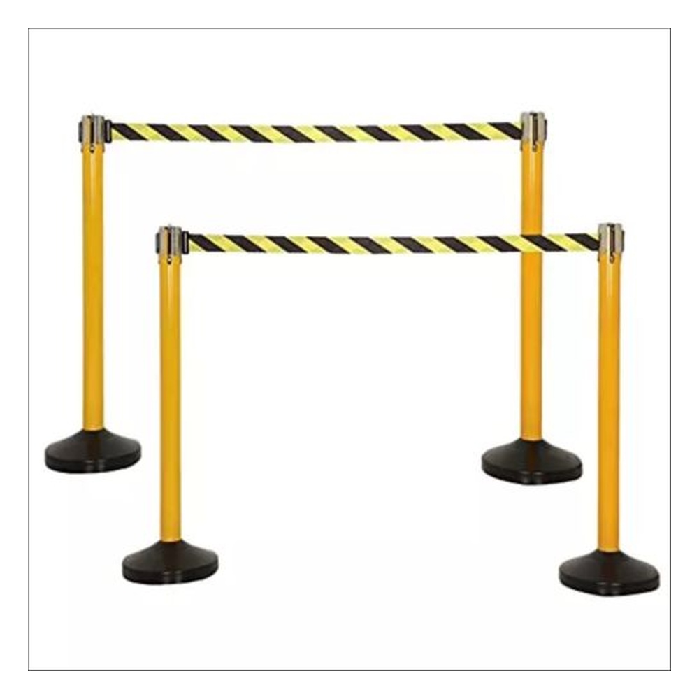 Ladwa Q Manager Barriers for Social Distancing Metal Black, LSI - QMYB - P4-dr (Set of 4)