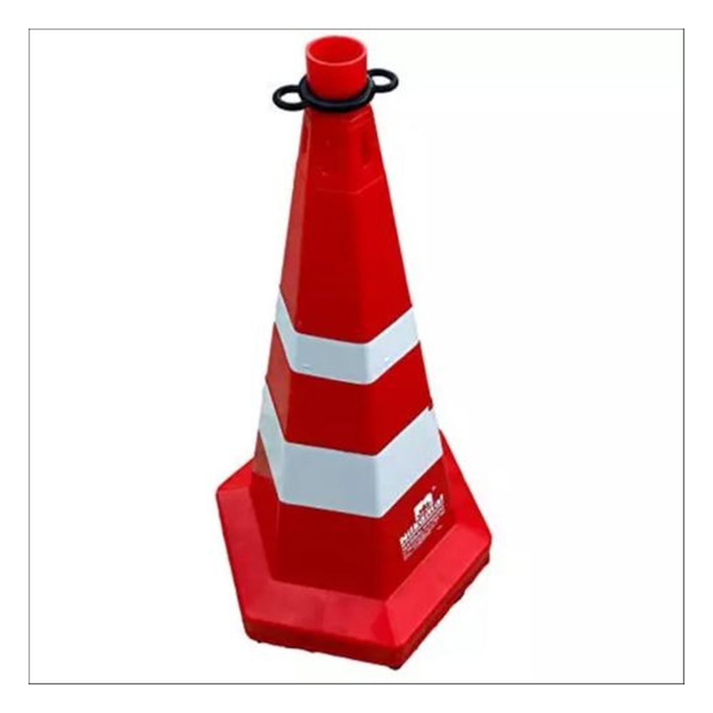 Ladwa Safety Cone for Road Safety Plastic Red, LSI NSC 1