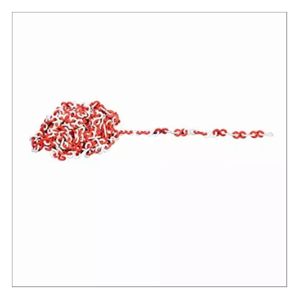 Ladwa Traffic Safety Plastic Chain White & Red for Road Safety, LPC