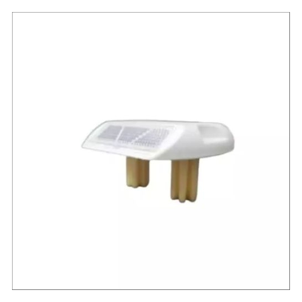 Ladwa 15x11x2 cm Road Stud with White Reflector and Shank