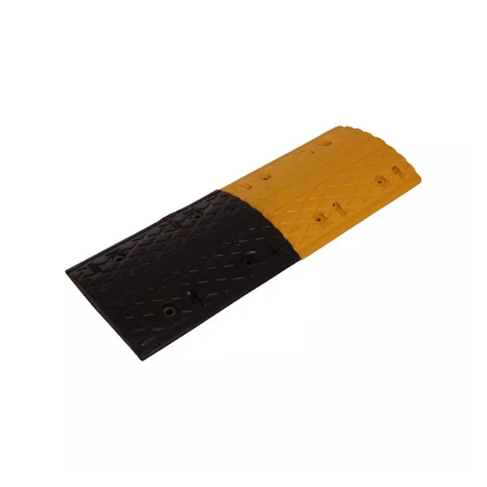 Ladwa 100x34x5 cm 8 m Rubber Un-Breakable Speed Breaker/Road Hump (Pack of 32)