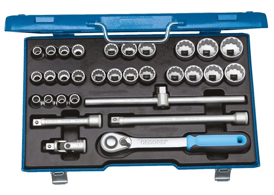 GEDORE D 19 XMAU-20 Socket set 1/2" 31-pieces