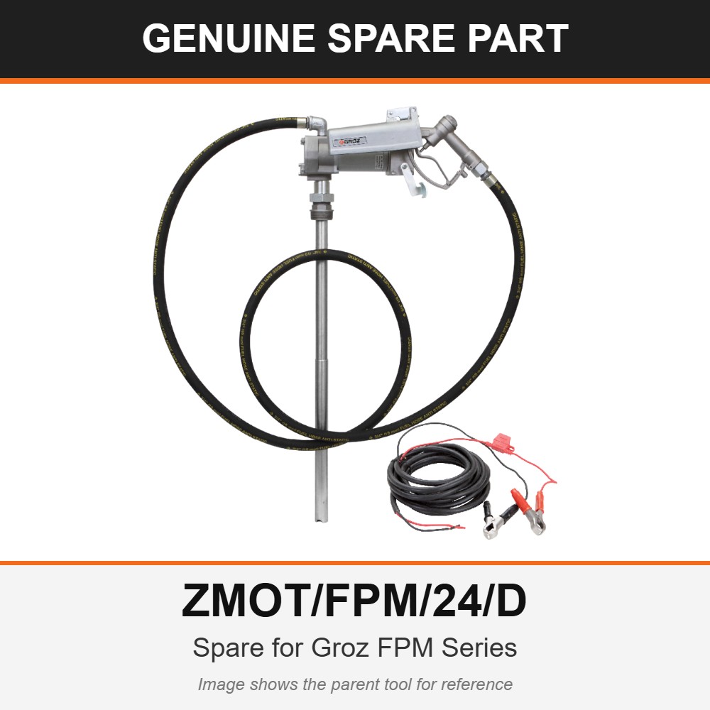 Groz ZMOT/FPM/24/D Motor, 24V DC – Spare for FPM Series