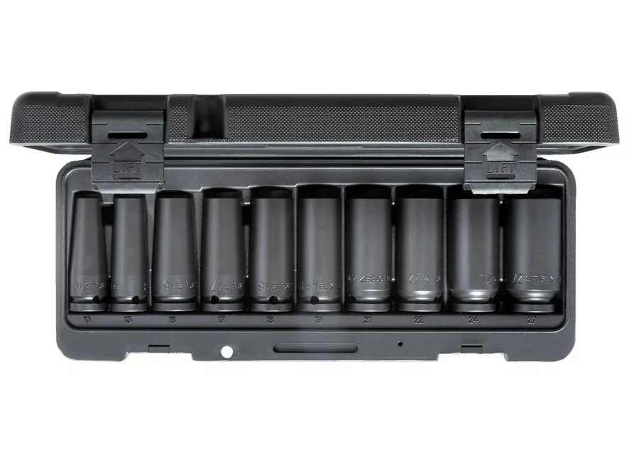 GEDORE K 19 L-010 Impact socket set 1/2" 10 pieces