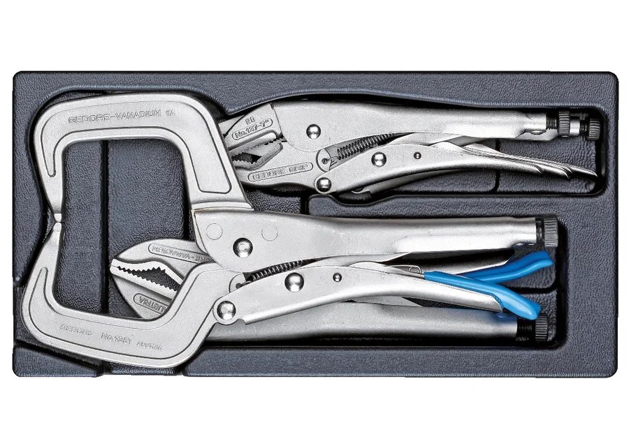 GEDORE 1500 ES-137 Grip pliers assortment in 1/3 ES module