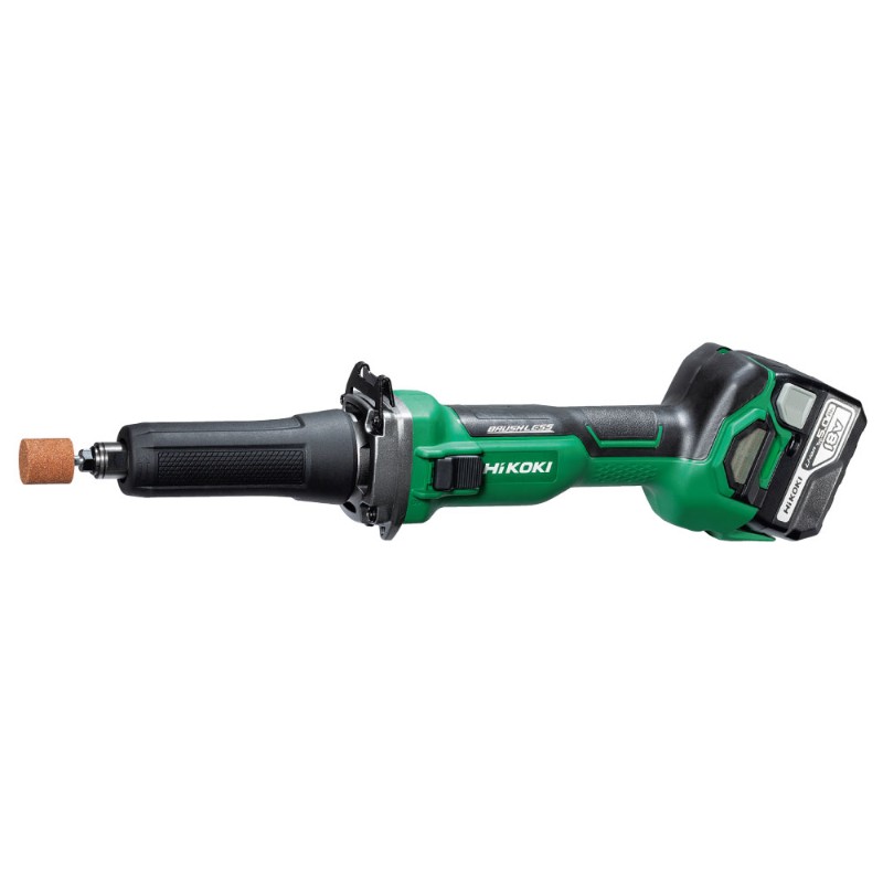 HiKOKI GP18DA Hand Grinder 18V / 6mm / 7,000 - 29,000rpm / Bsl36a18x2 / Uc18ysl3 - photo 2