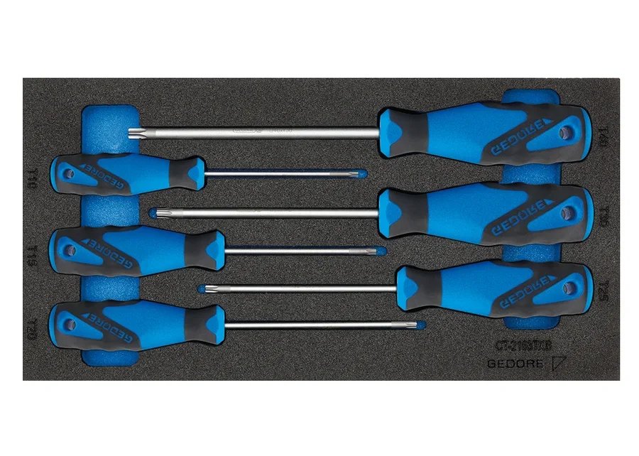 GEDORE 1500 CT1-2163 TXB Screwdriver Set in 1/3 Check Tool Module