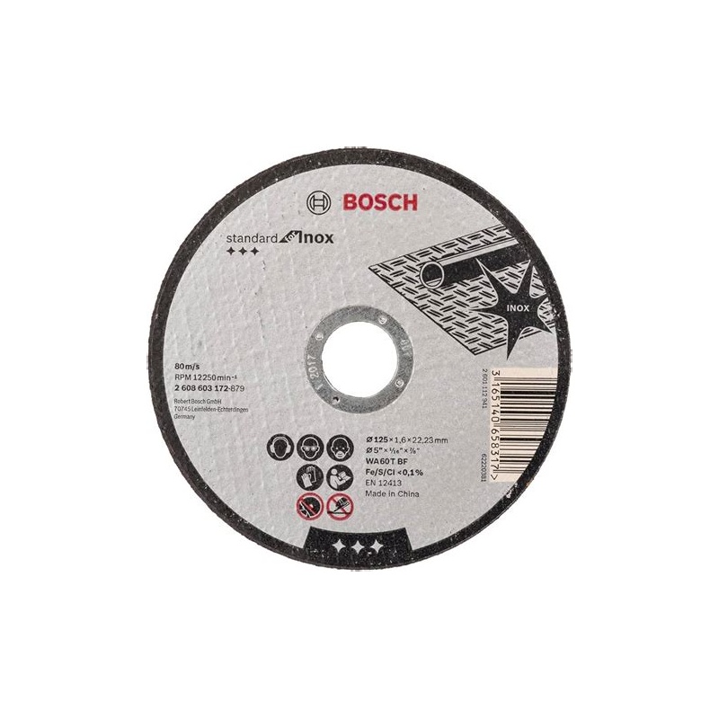 Bosch ECO Standard for INOX Cutting Disc 125x1.6 mm - 2608603172