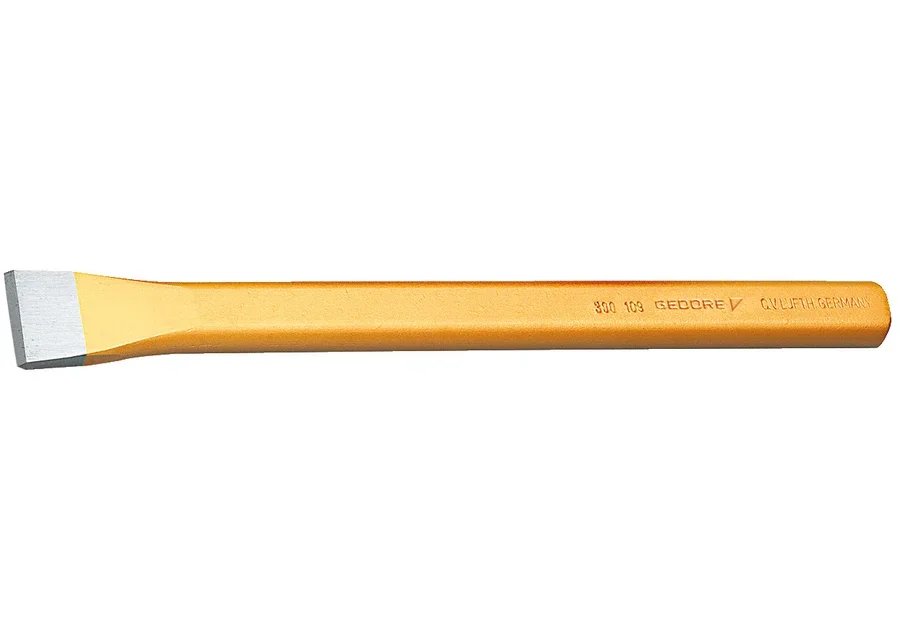 GEDORE 109-350 Bricklayer's chisel flat oval, 350x23x13 mm