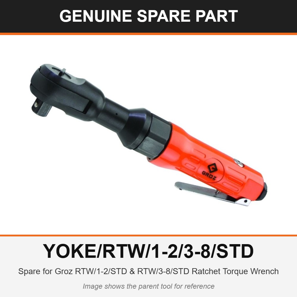 Groz YOKE/RTW/1-2/3-8/STD Yoke – Spare for RTW/1-2/STD & RTW/3-8/STD Ratchet Torque Wrench