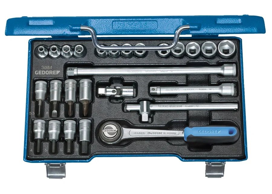 GEDORE 30 IMU socket wrench set 3/8" 26 pieces