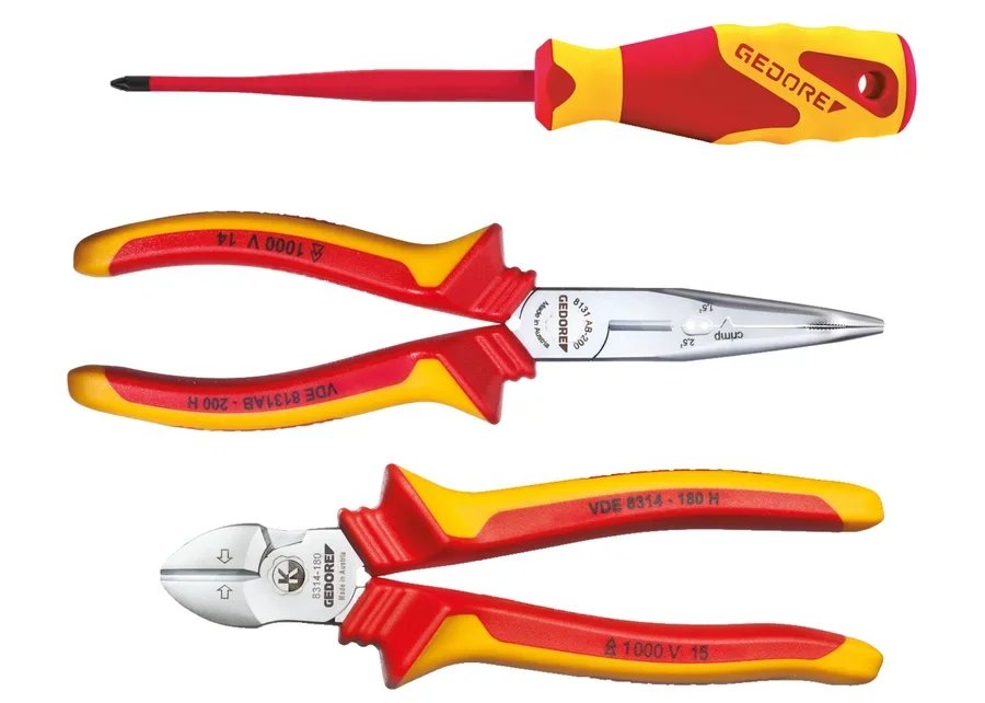 GEDORE 1102-005 VDE VDE pliers set, 3 pieces
