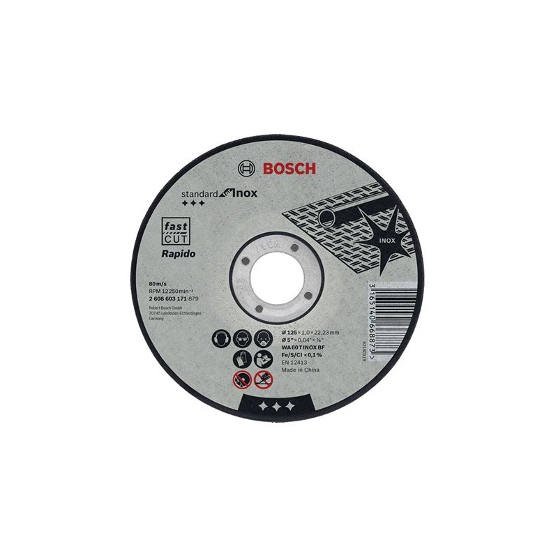 Bosch ECO Standard for INOX Cutting Disc 105x1 mm - 2608603413