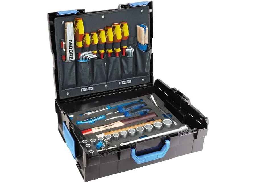 GEDORE 1100-01 GEDORE L-BOXX® 136 with craftsman assortment, 58 pieces