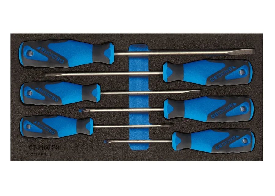 GEDORE 1500 CT1-2150 PZ screwdriver set in 1/3 check tool module