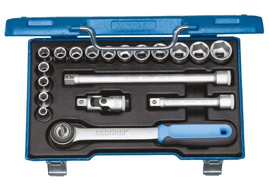 GEDORE 19 JMU / D 19 JMU socket wrench set 1/2" 19 pieces