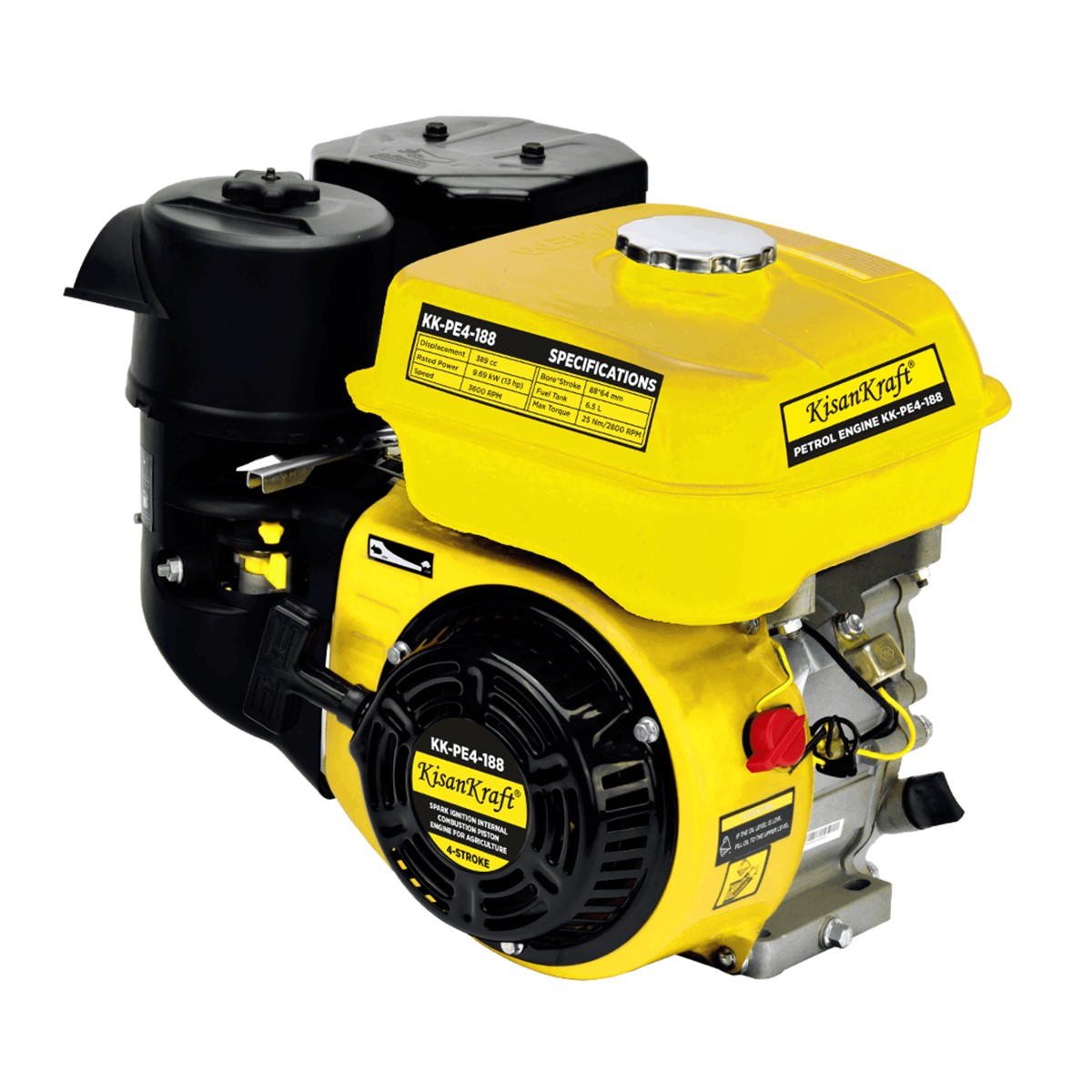 KisanKraft 4-Stroke Petrol Engine - KK-PE4-188