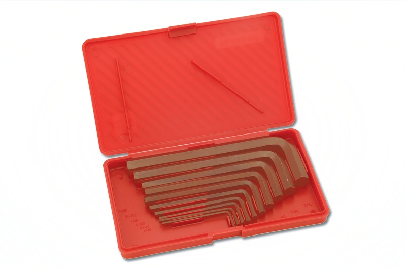 Taparia AKHI - 10 Allen Key Sets - Brown Finish Hanger Pkg.