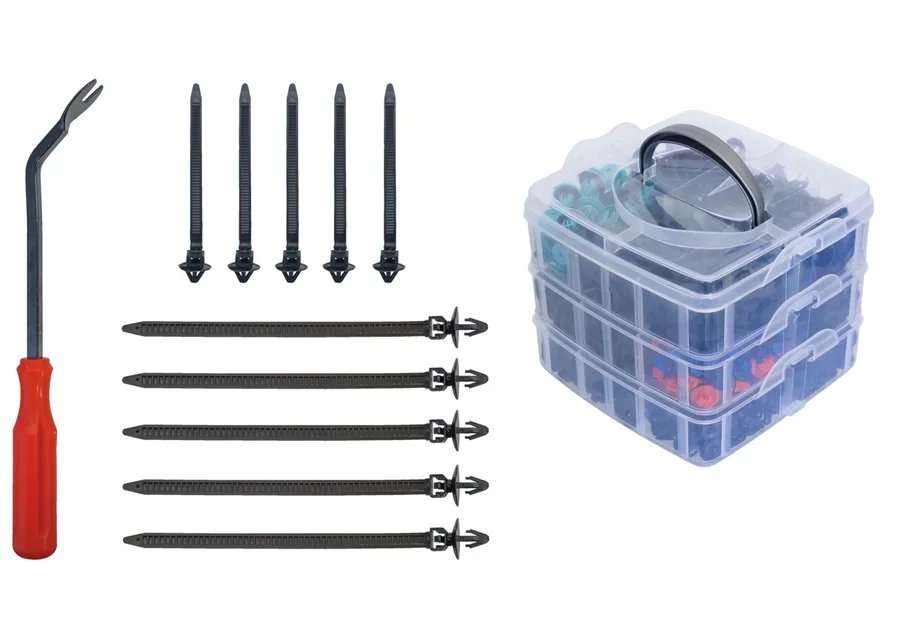 GEDORE R19002676 Fastening clip set with disassembly lever