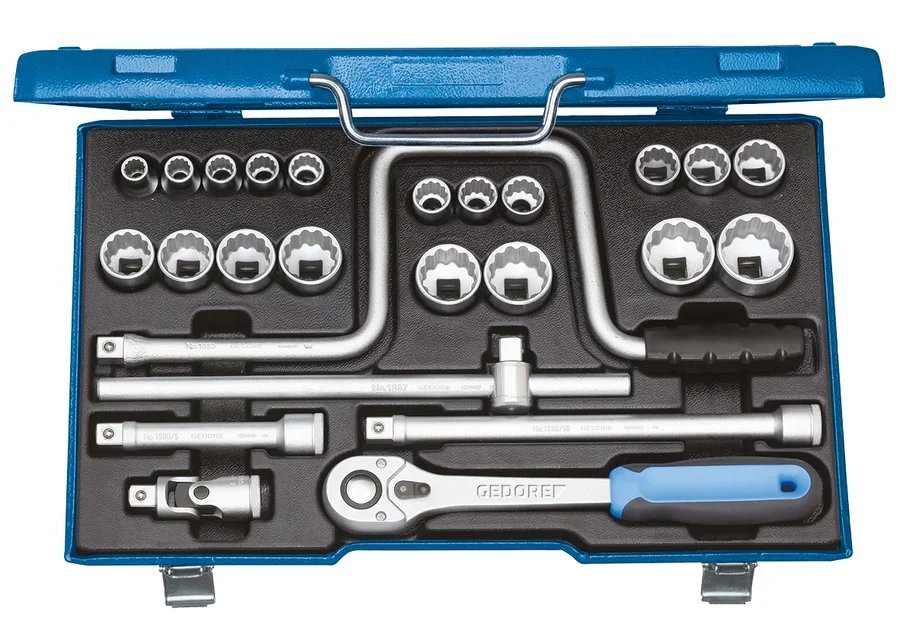 GEDORE 19 TMU / D 19 TMU socket wrench set 1/2" 25 pieces